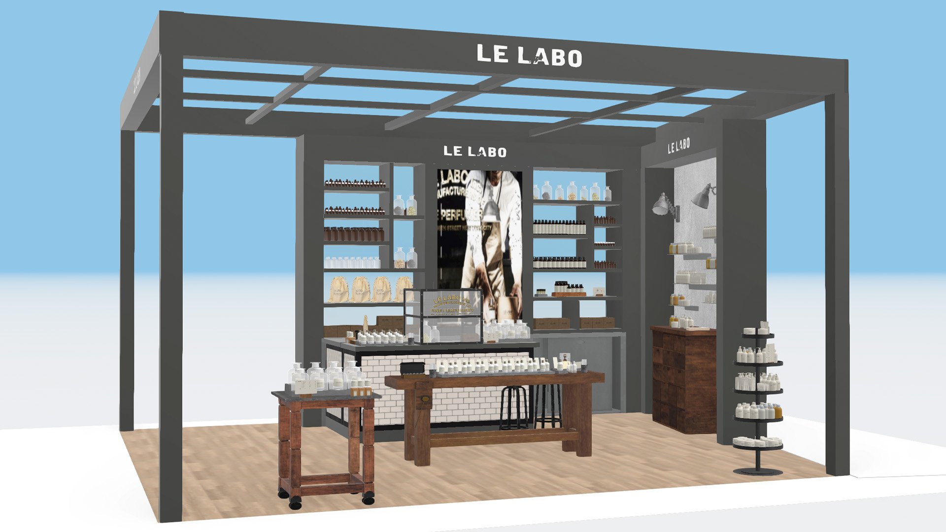 3D solution for create an entire beauty store